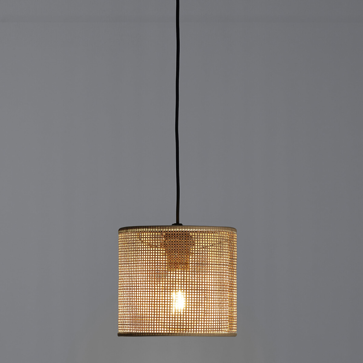 Dolkie 20cm diameter cane ceiling light shade natural La Redoute Interieurs La Redoute