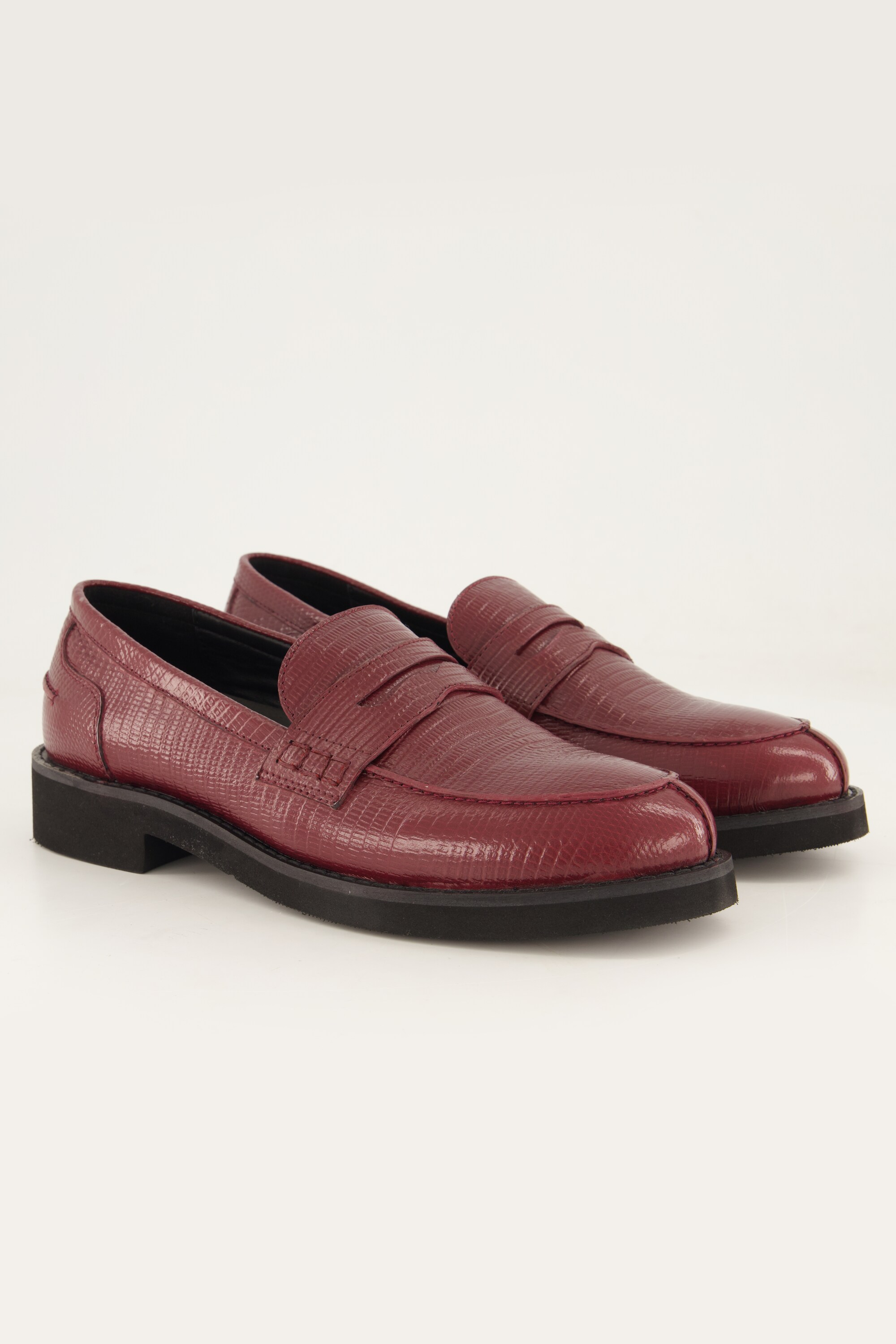 Mocassins en cuir , pied large, ULLA POPKEN