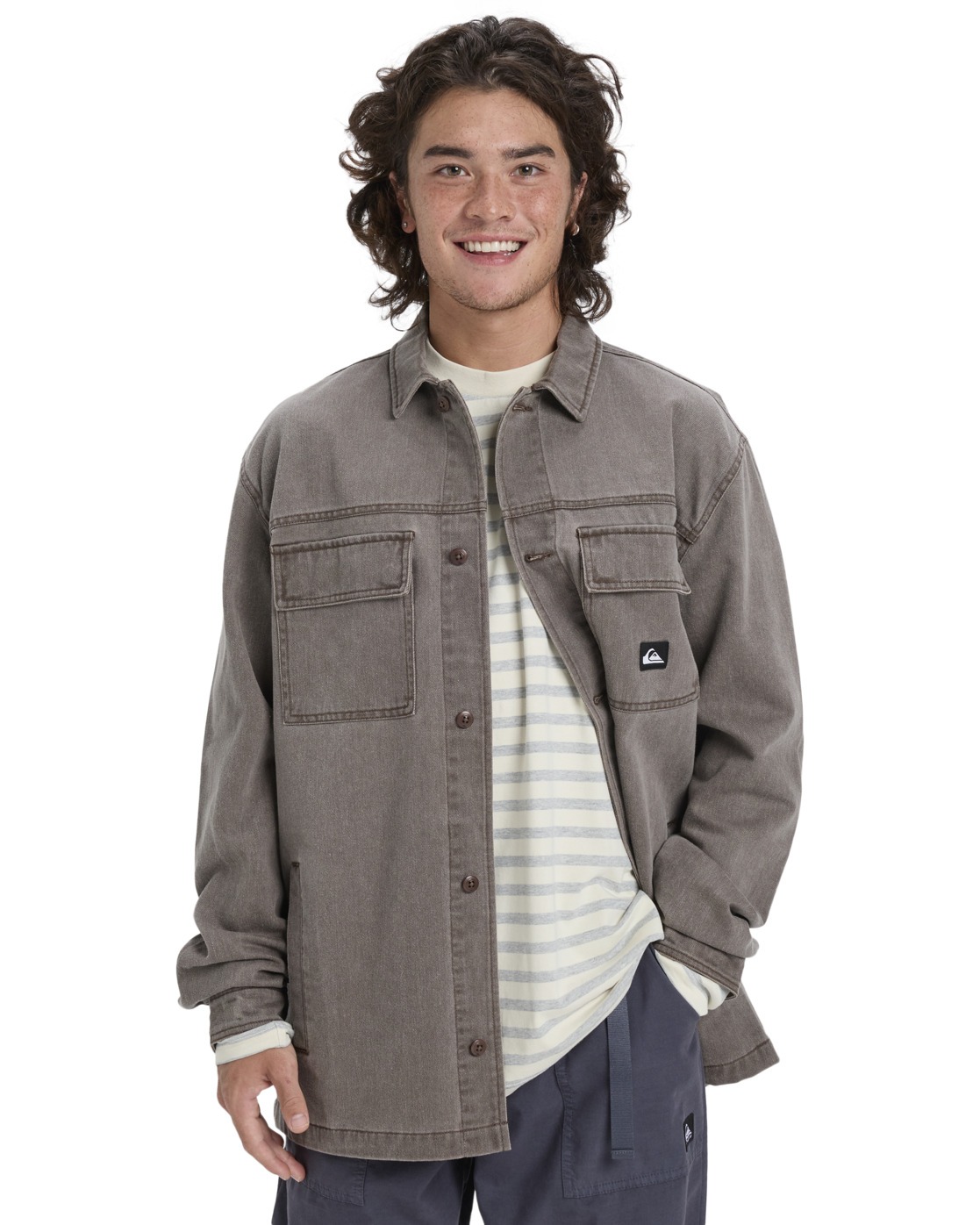 Chemise manches longues MOHAB WASHED TWILL, QUIKSILVER