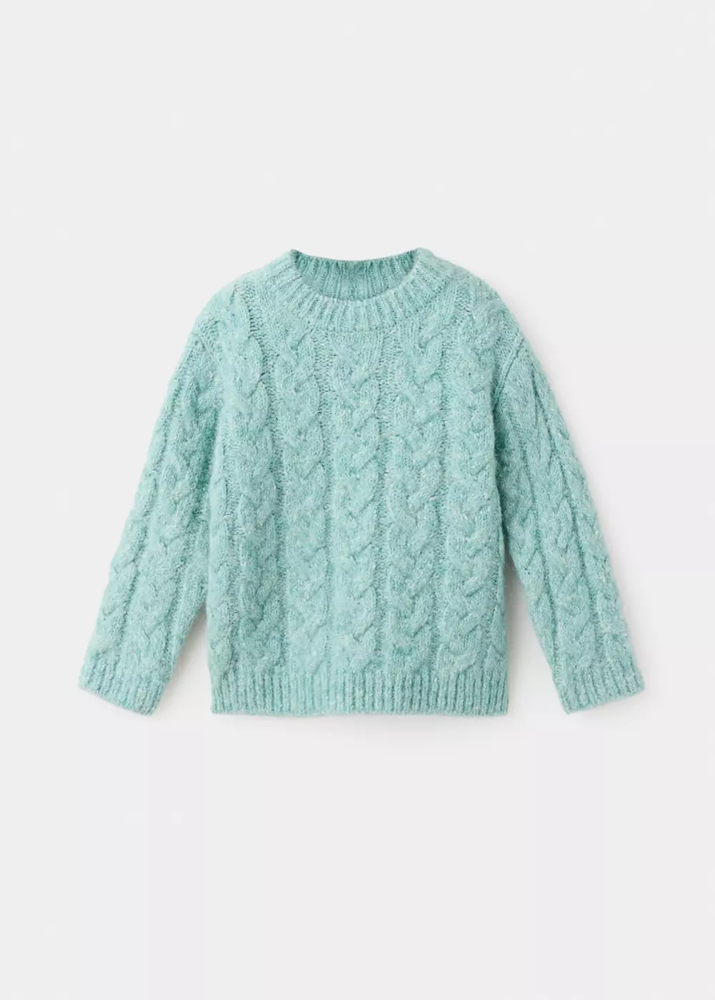 Pull-over maille tressée, MANGO BABY