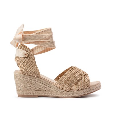 Wide Fit Wedge Sandals LA REDOUTE COLLECTIONS PLUS