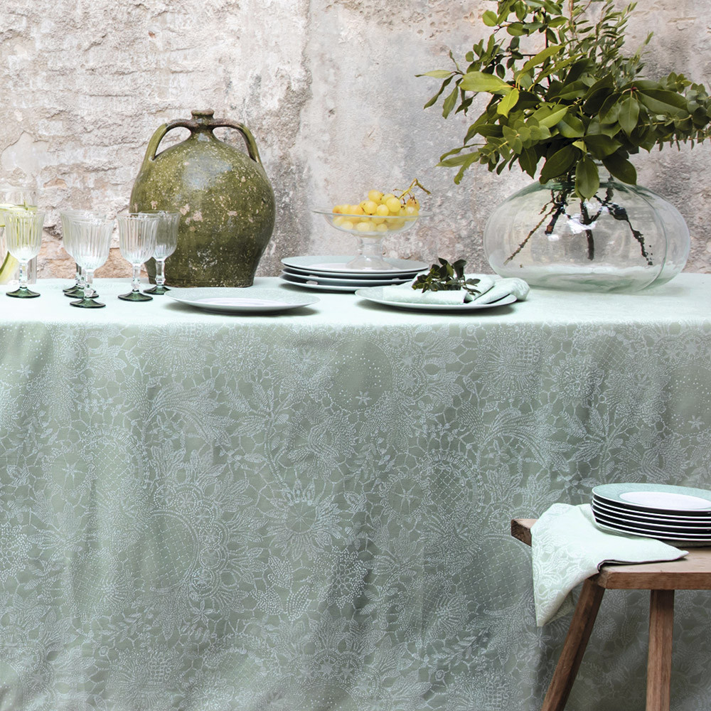 Nappe pur coton enduit MILLE GUIPURES, GARNIER THIEBAUT