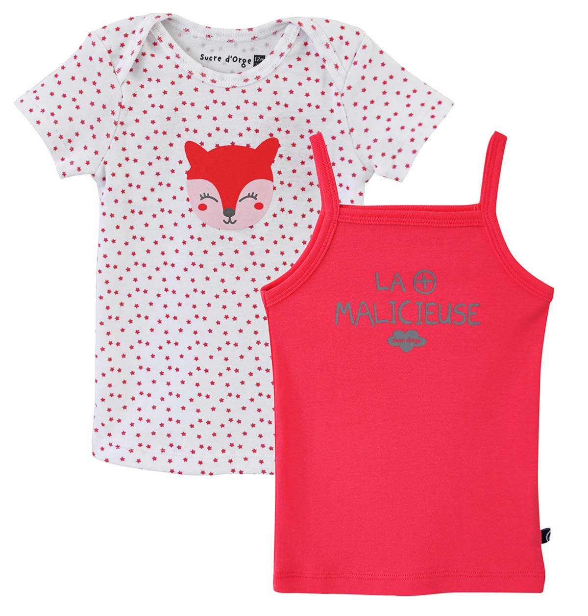 Lot de maillots de corps cannelle, SUCRE D'ORGE