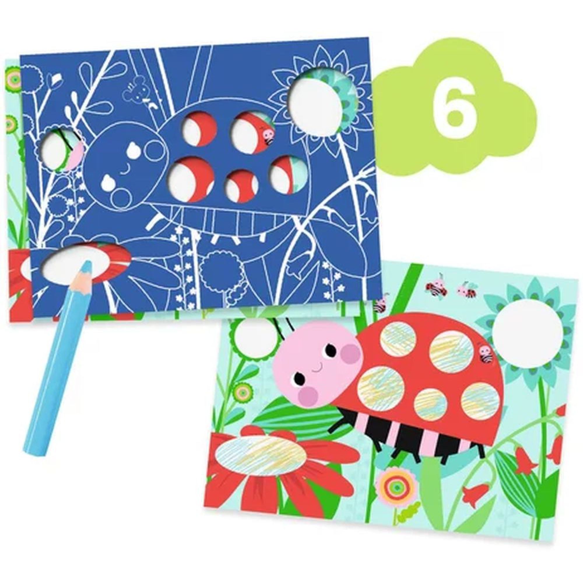Coffret de 6 activités créatives pour enfant, DJECO