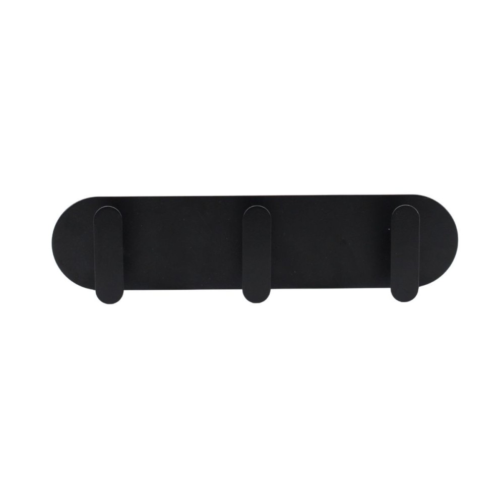 Patère 3 têtes moderne en métal 30cm, ORNAMI