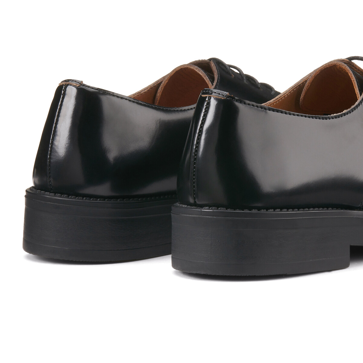 La Redoute Collections Derbies de piel con suela gruesa — foto 3