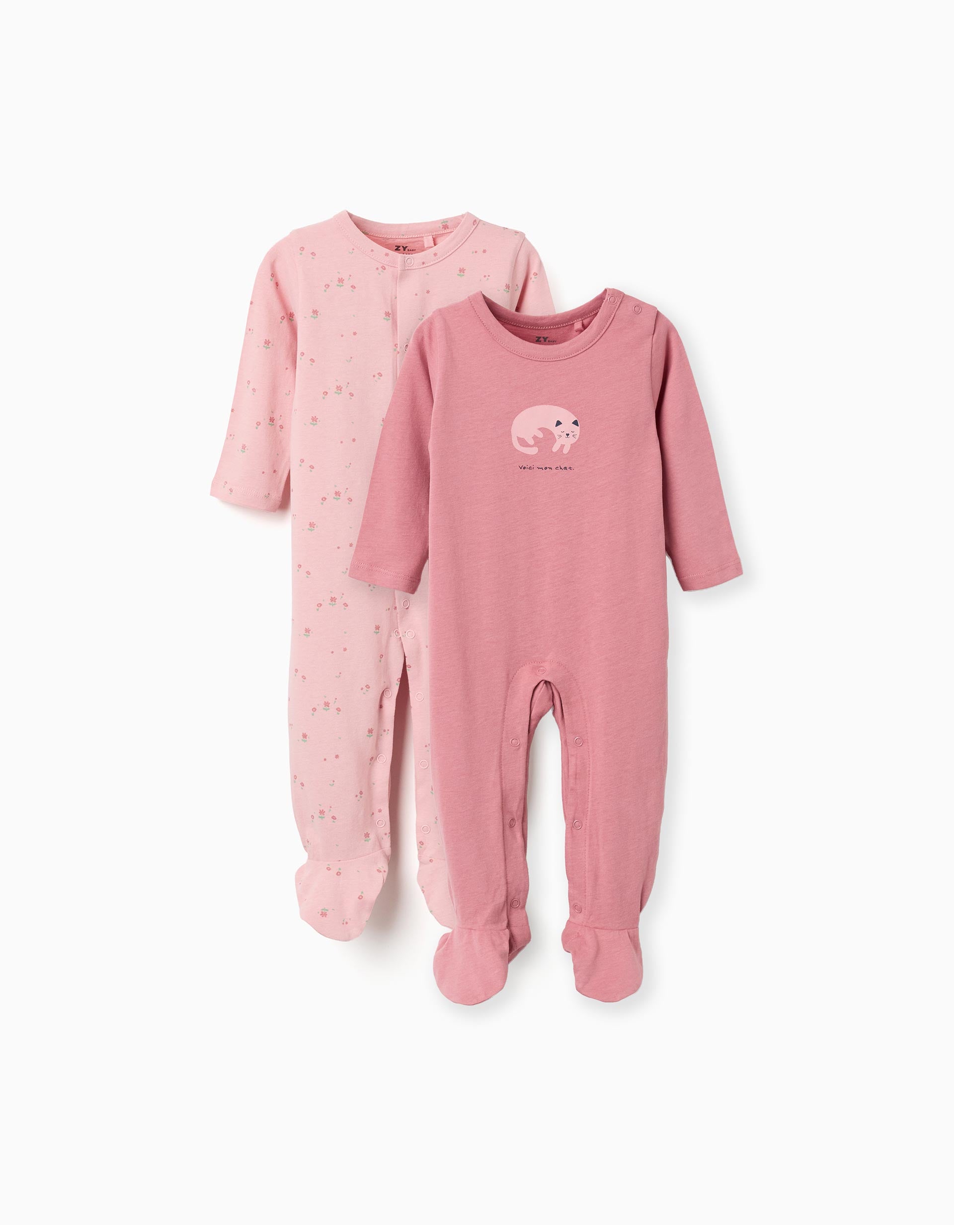 Lot de 2 dors-bien en coton avec imprimés, ZIPPY