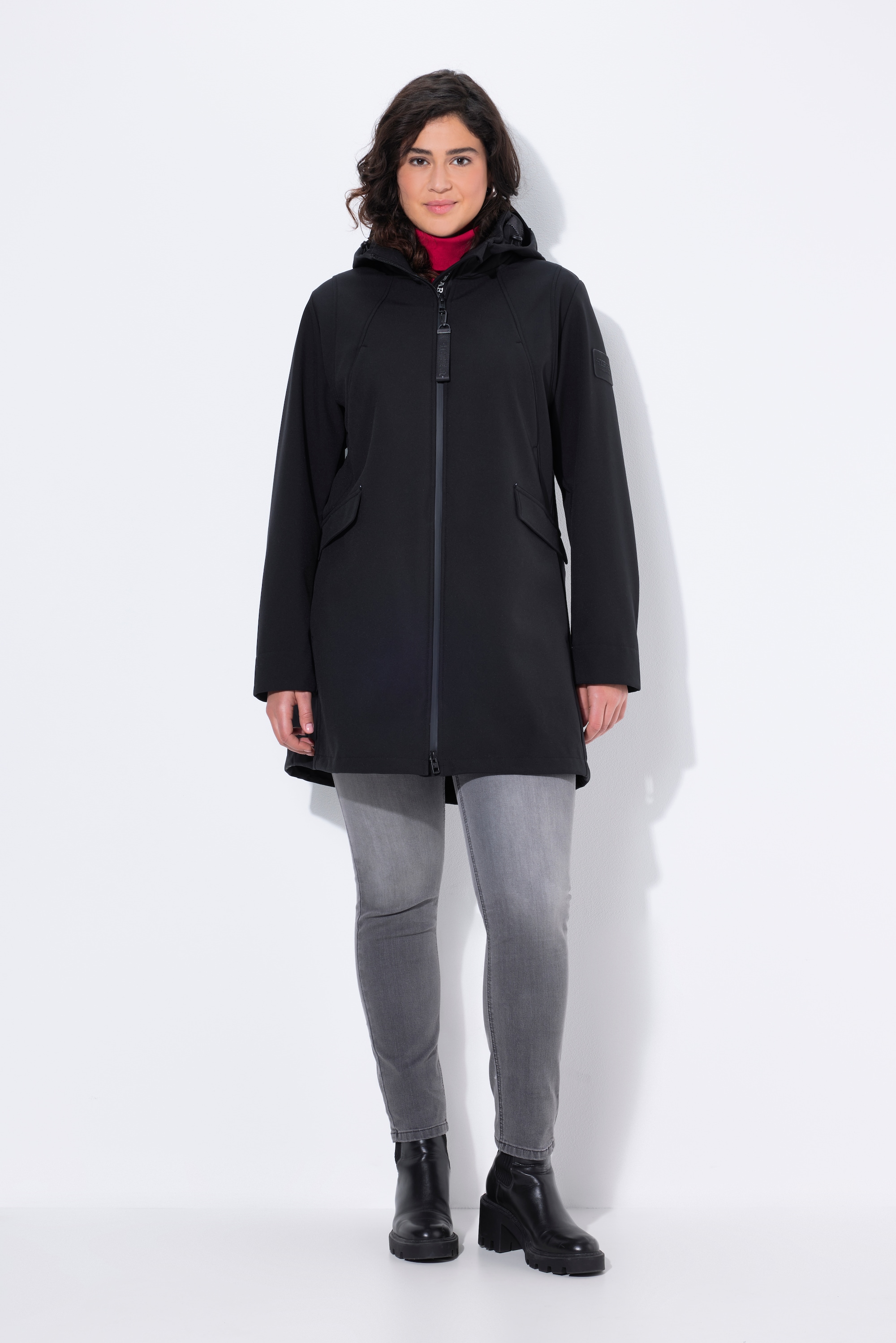 Veste Softshell HYPRAR à capuche, déperlante, ULLA POPKEN