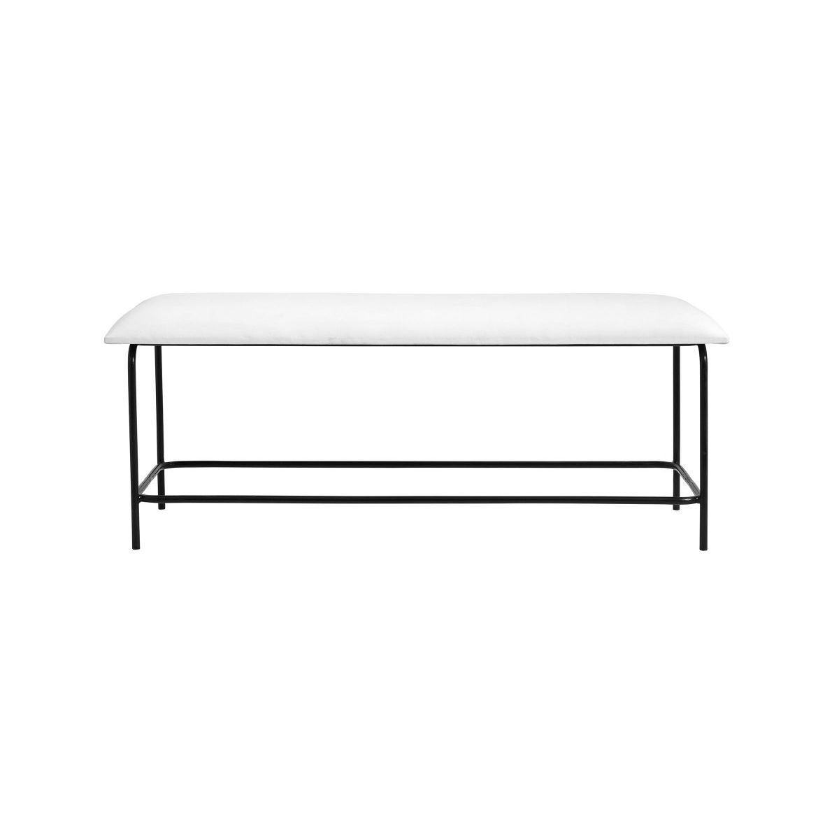 banc minimaliste 120cm eco cuir zes