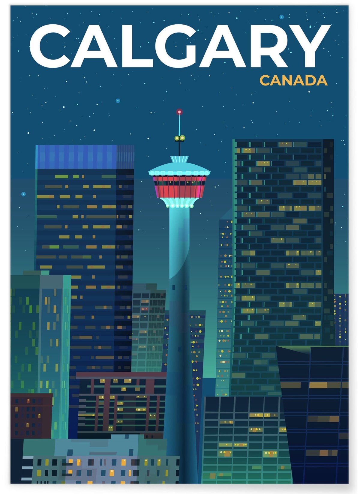 Affiche ville Calgary, L'AFFICHERIE