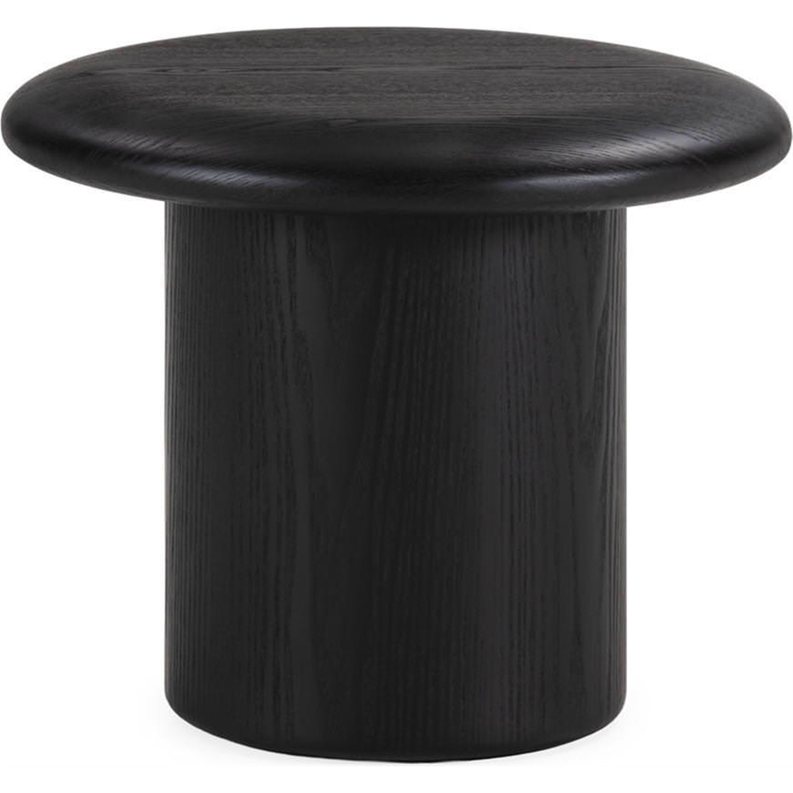Table d'appoint ronde, Placage de frêne, RECOLLECTION