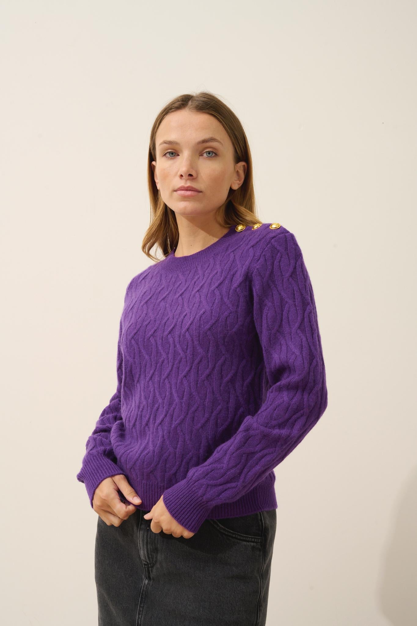 Pull à col rond uni Jules | La Redoute