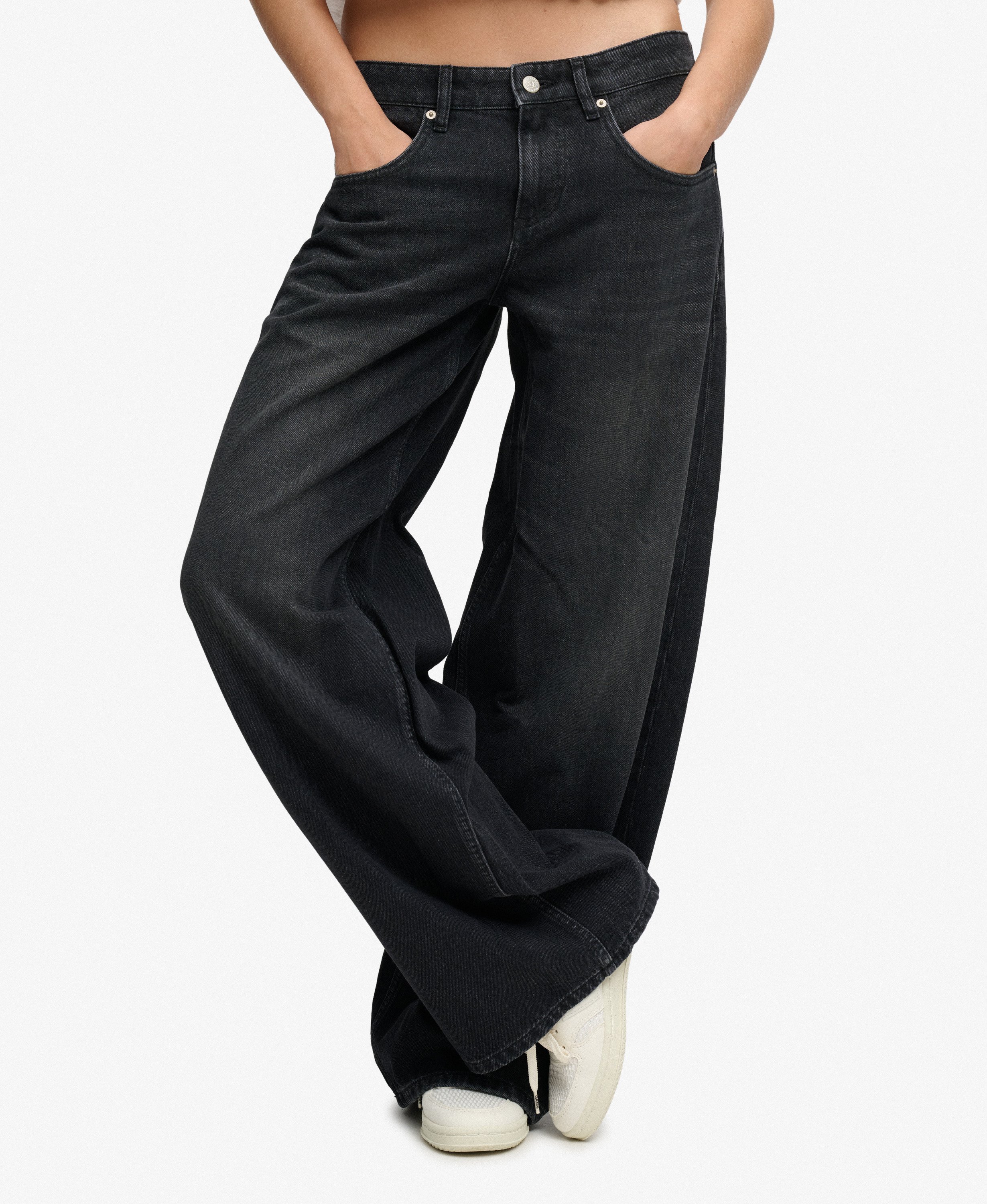Jean Baggy Taille Moyenne, SUPERDRY