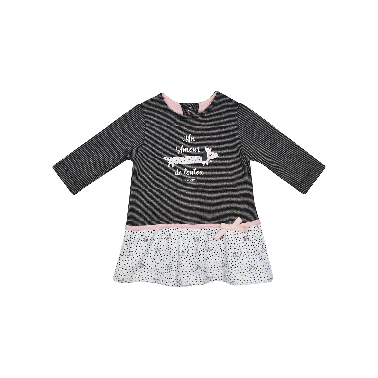 Robe bebe molleton fionna, SUCRE D'ORGE