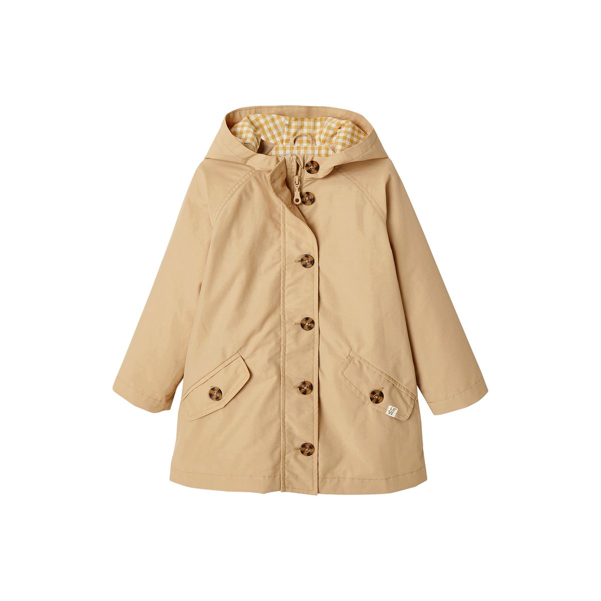 Trench capuche mi saison beige Vertbaudet La Redoute