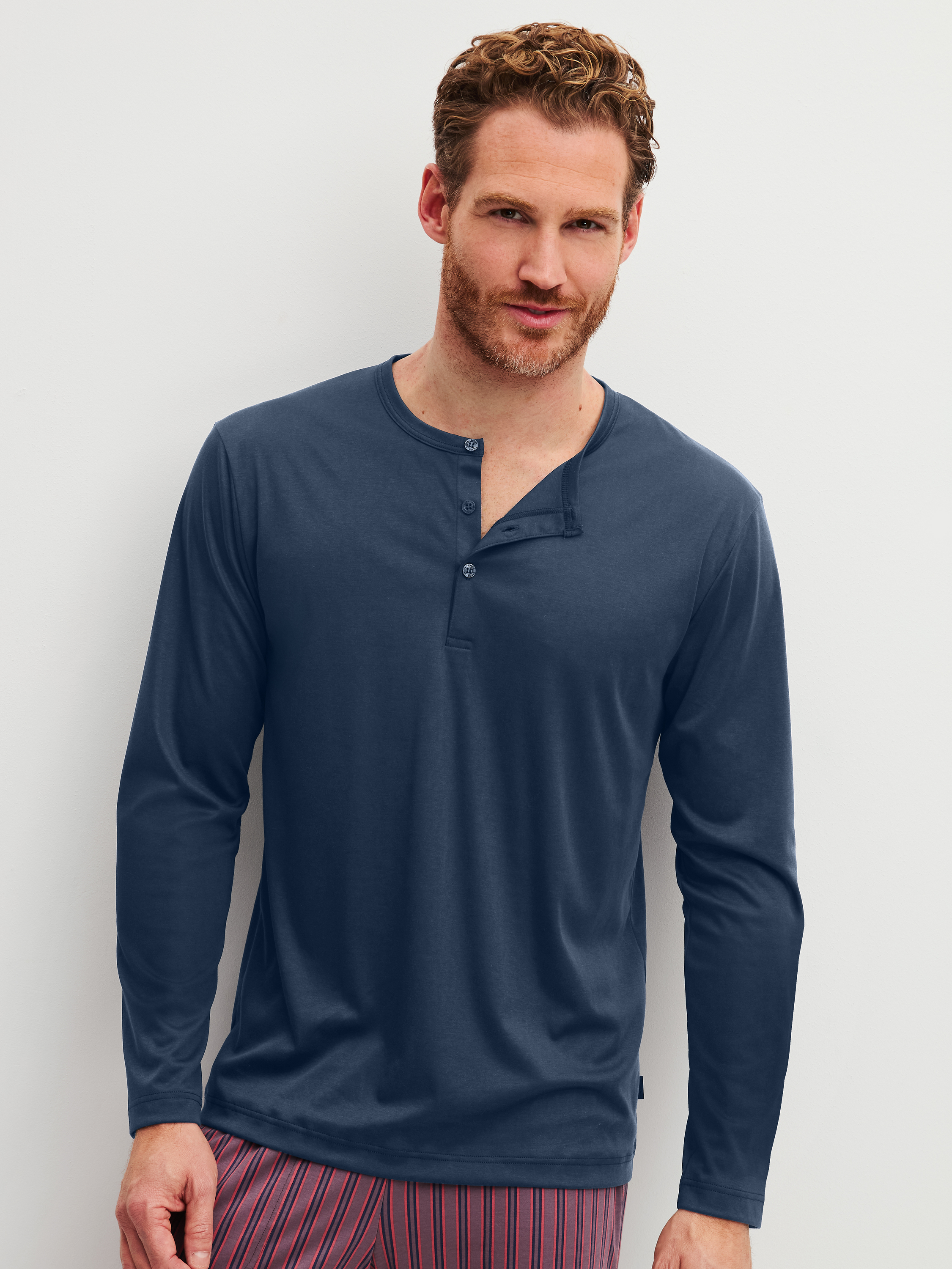 T-shirt à manches longues manches longues Coton RMX SLEEP FREE, CALIDA