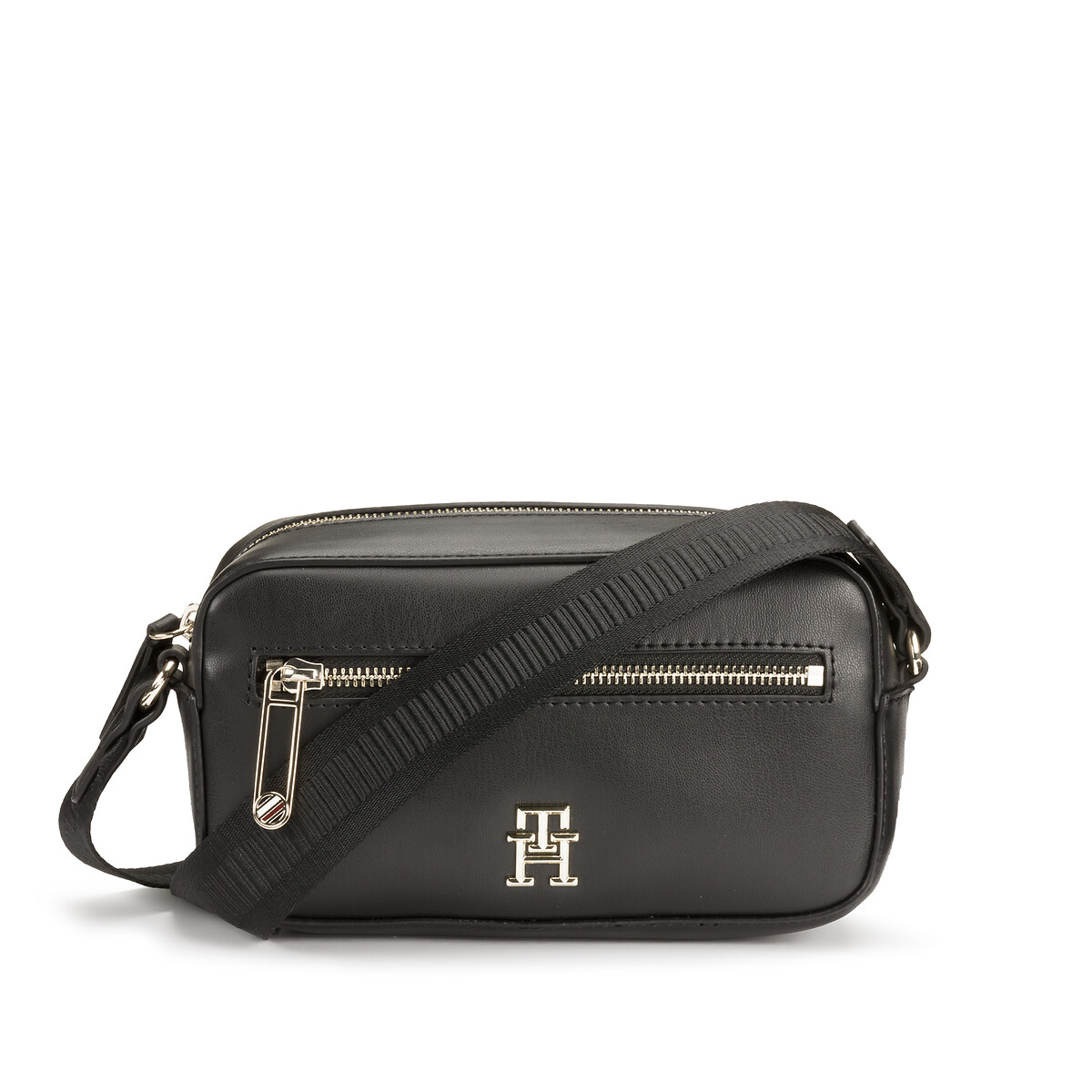 Handtas met ritssluiting zwart Tommy Hilfiger La Redoute