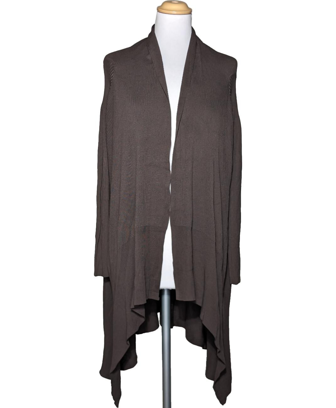 Gilet Femme Jacqueline Riu – Gris, Taille XL, Coton, Très Bon état