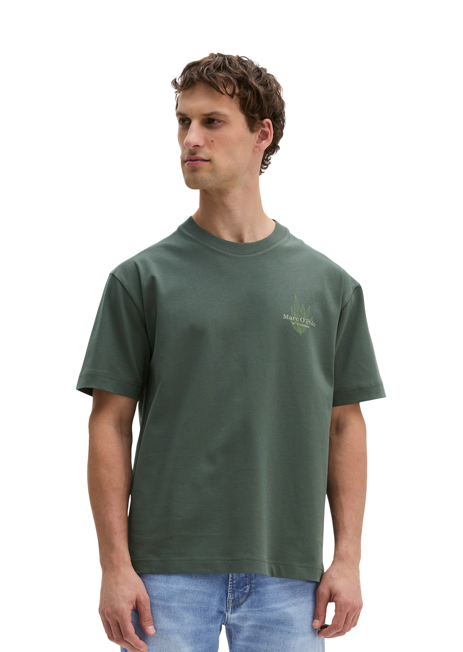 T-shirt loose avec un imprimé marin dans le dos, MARC O'POLO