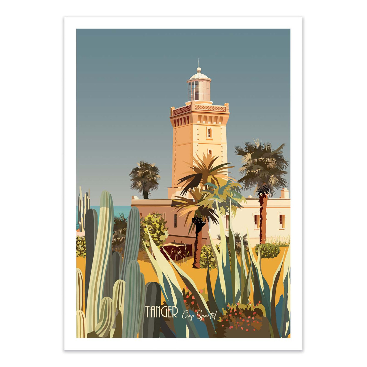 Affiche d'art - Tanger Cap Spartel - Artmoric, WALL EDITIONS