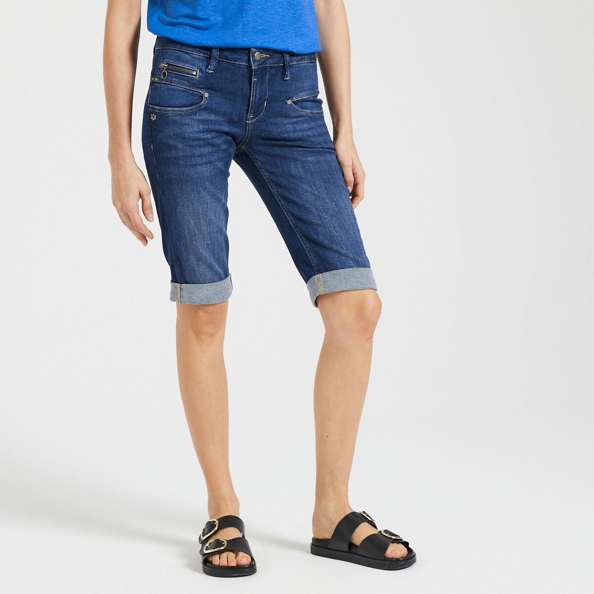 Bermuda en jean, FREEMAN T. PORTER