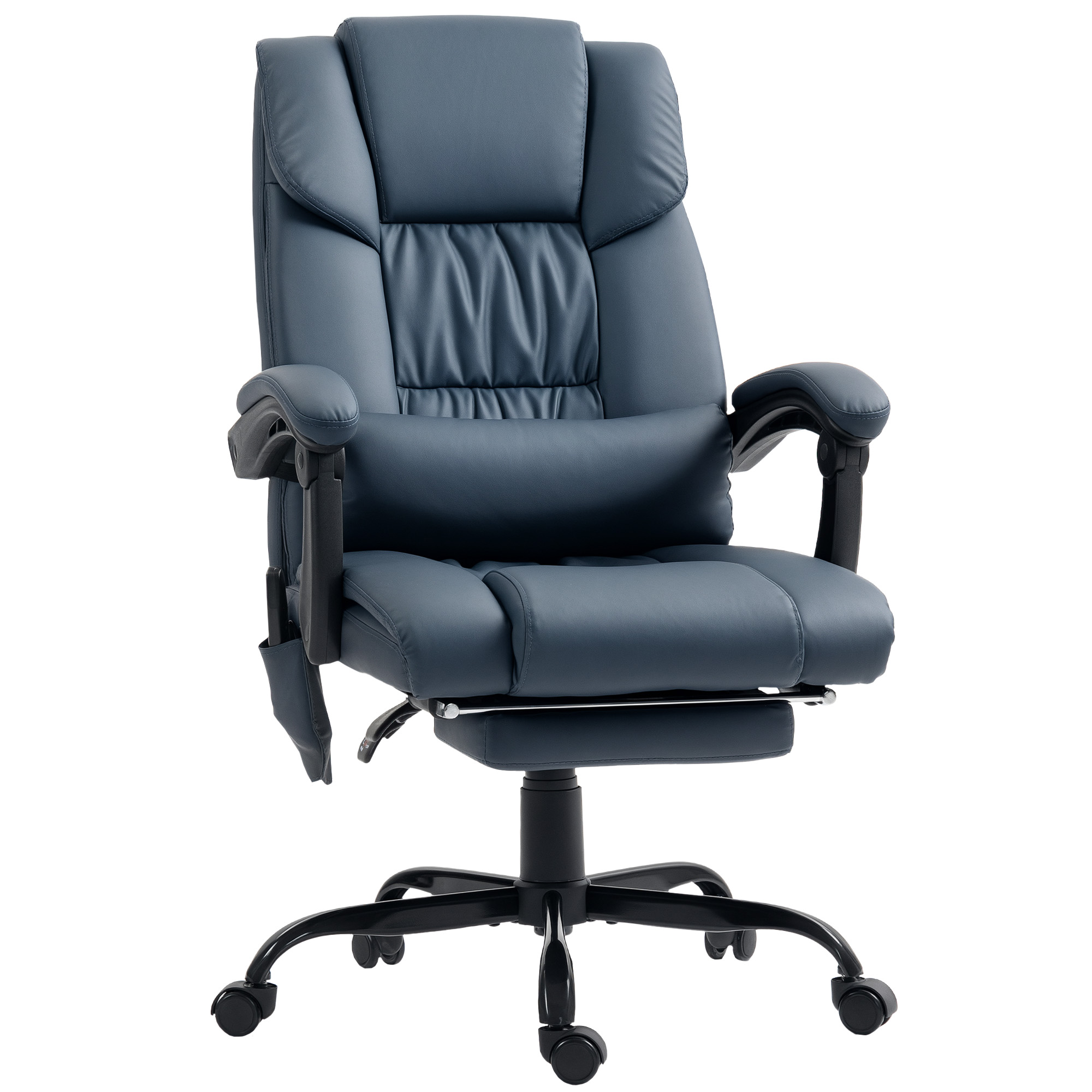 Fauteuil de bureau avec fonction massage, HOMCOM