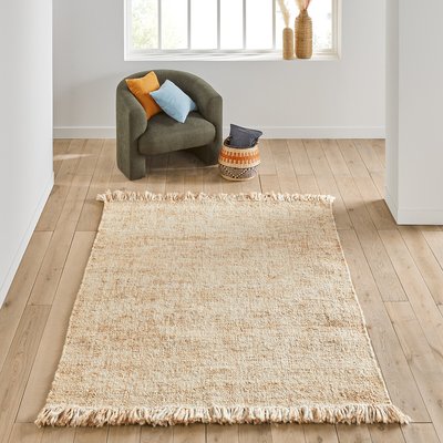 Armoise Fringed Jute and Wool Rug LA REDOUTE INTERIEURS