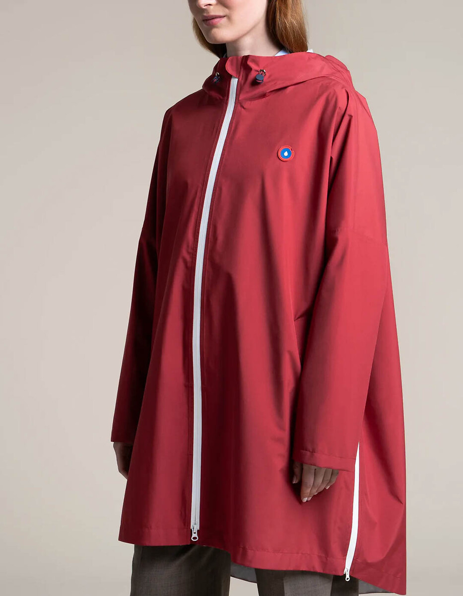 Poncho unisex lungo con cerniera LIBERTÉ, FLOTTE