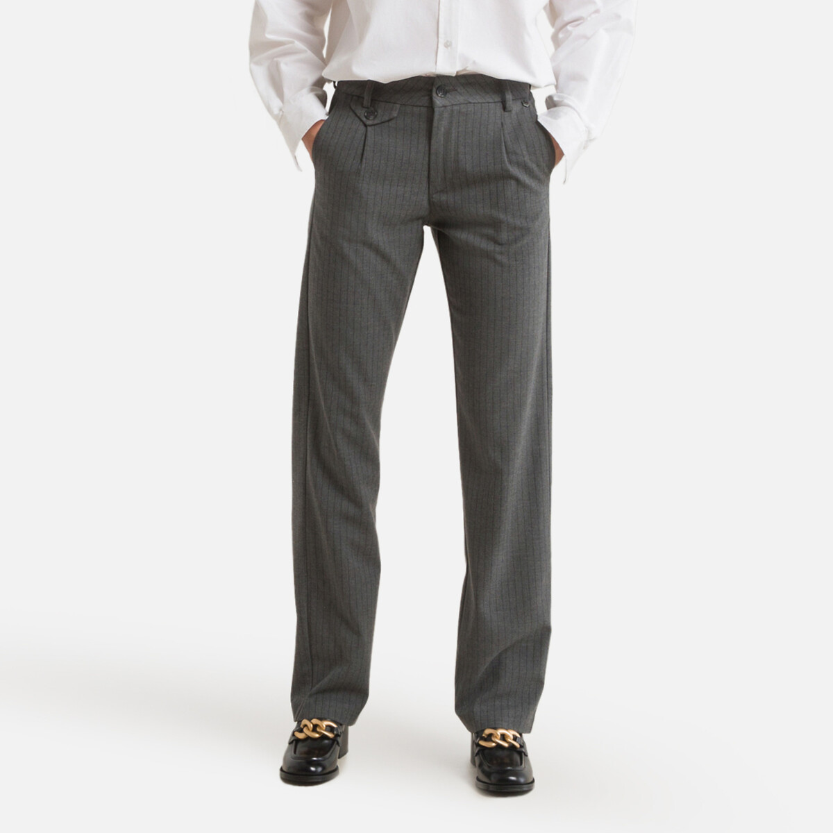 Straight Trousers, Length 32.5"