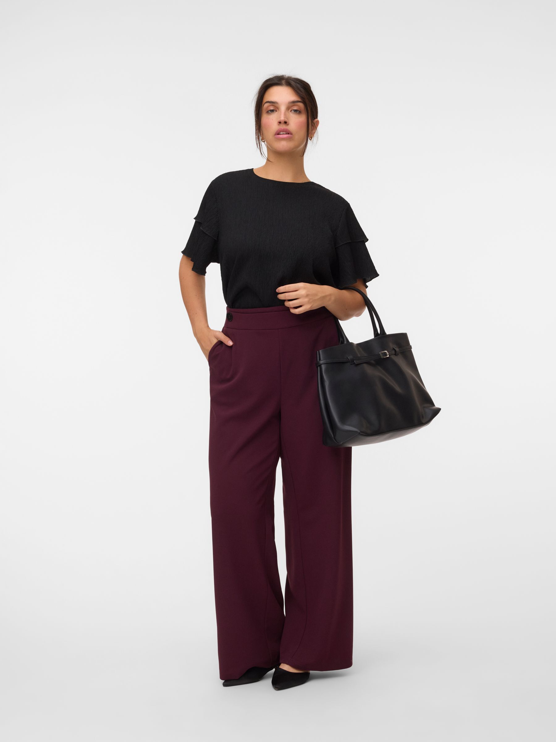 Pantalon À Jambe Large, VERO MODA
