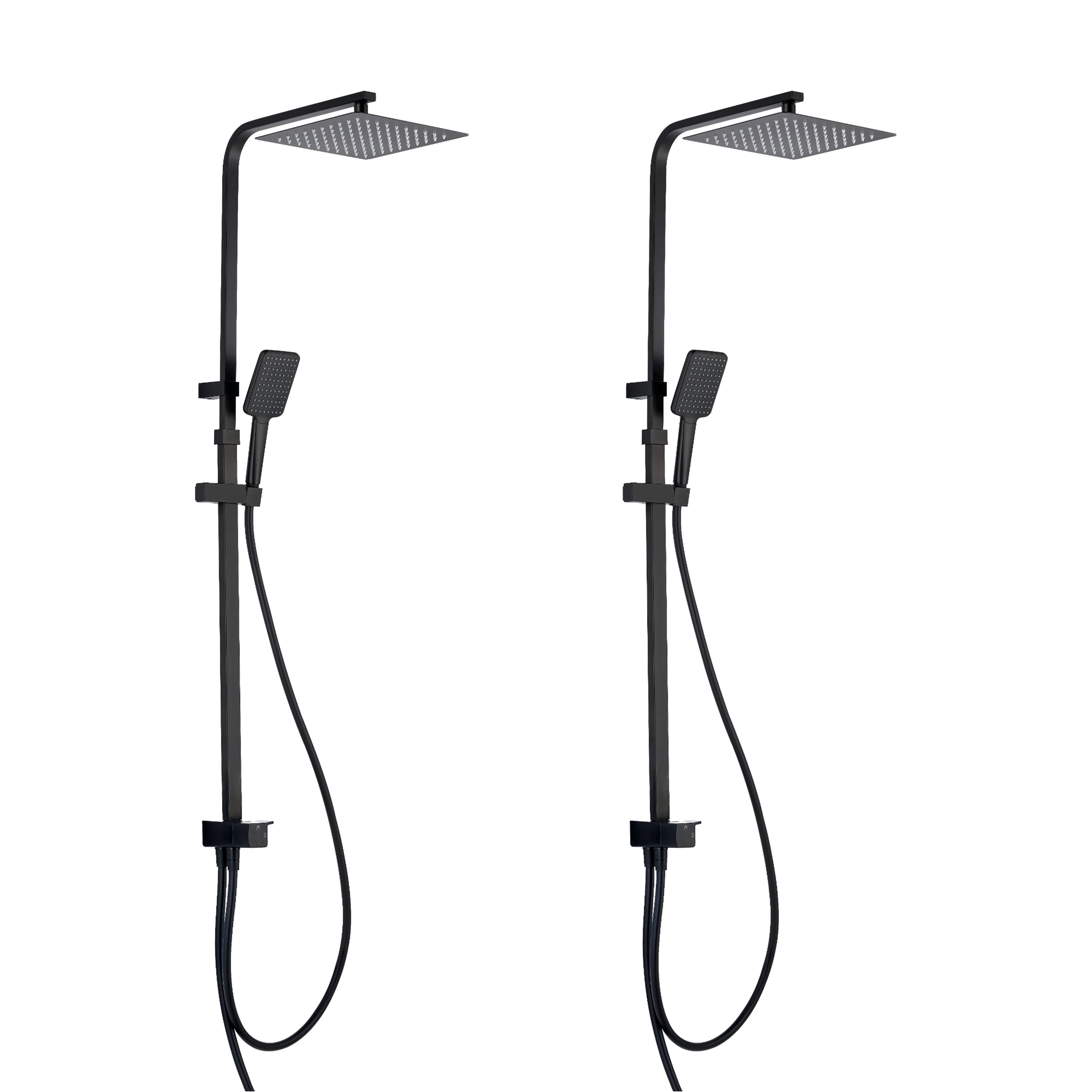 Lot de 2 colonnes de douche sans robinet, STUDIO, SENSEA