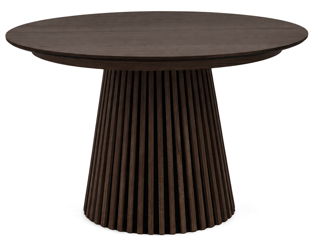 Table à manger ronde extensible bois 4-8pl, FREYA, BEST MOBILIER