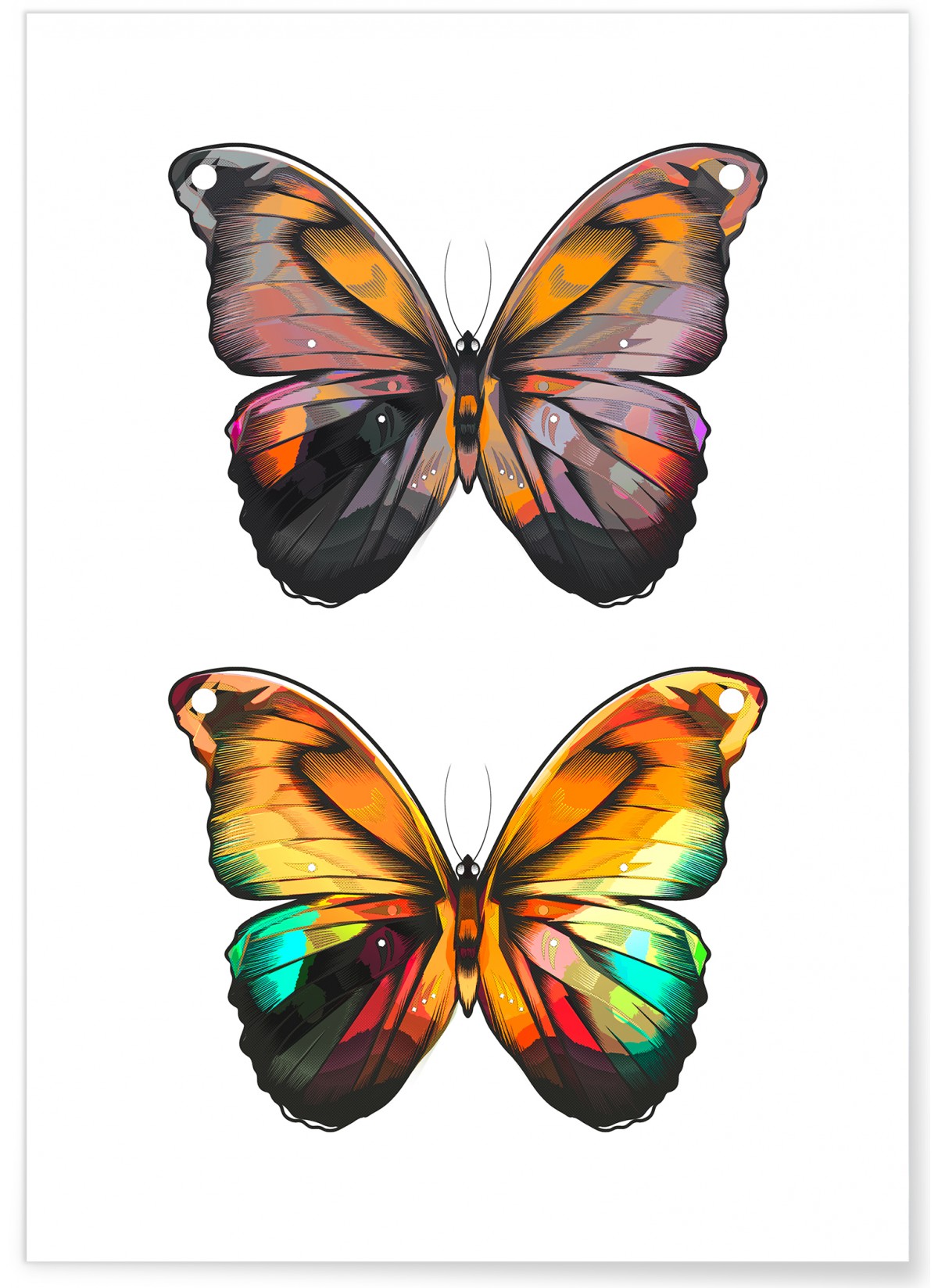 Poster Papillons, L'AFFICHERIE
