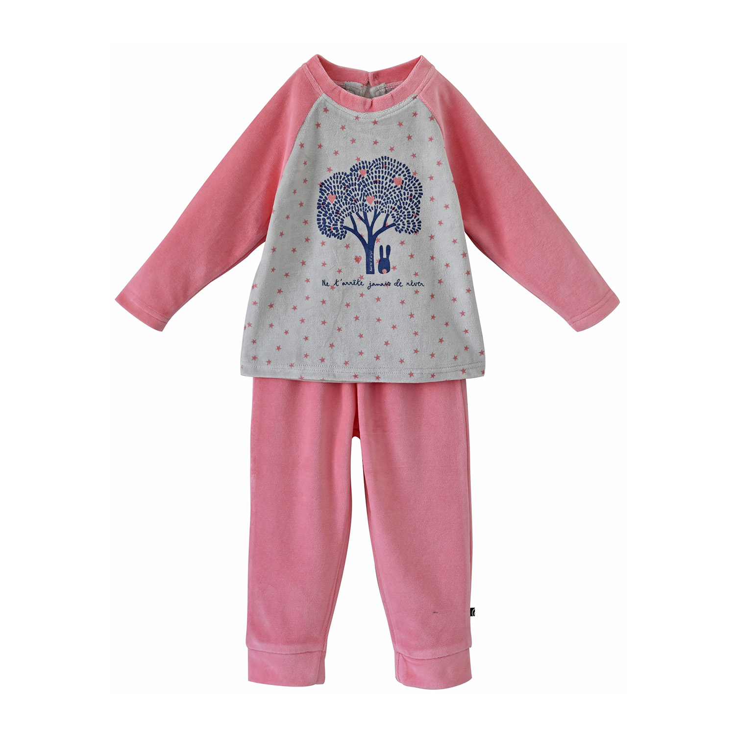 Pyjama fille 2 pieces diane, SUCRE D'ORGE