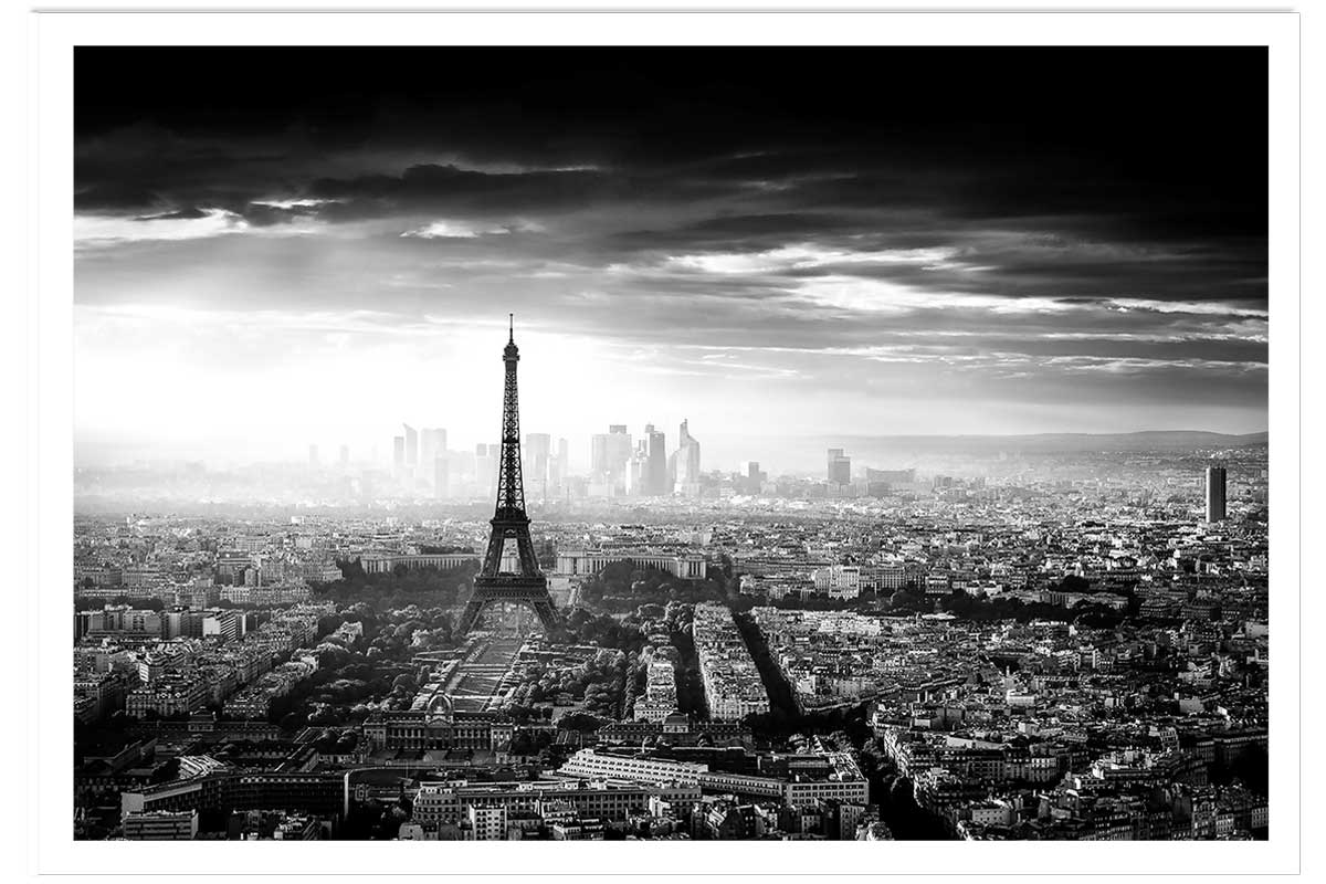Affiche lumière sur paris, HEXOA