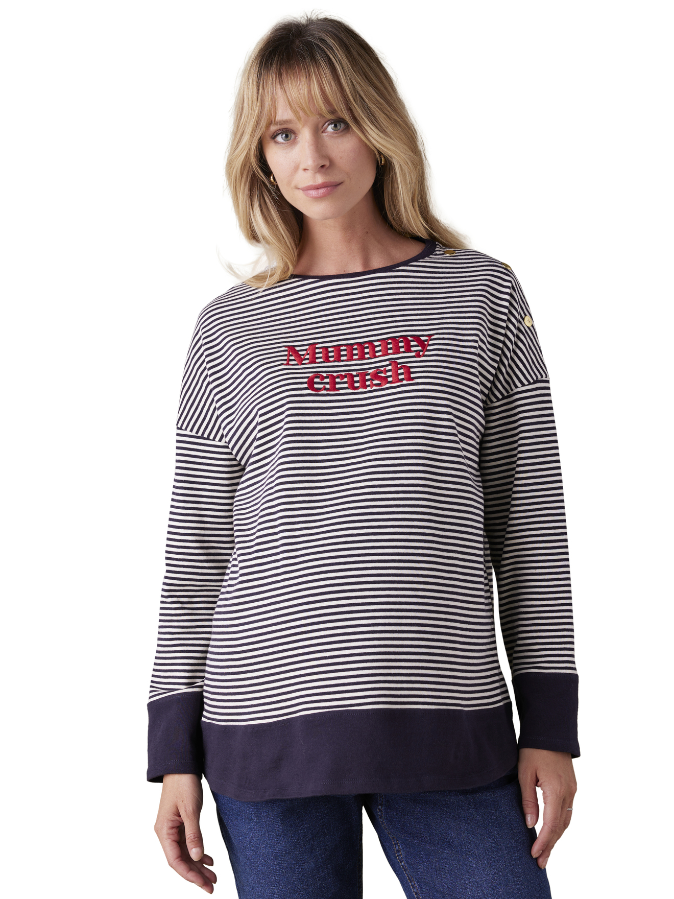 Tee-shirt effet sweat "Mummy Crush" grossesse, ENVIE DE FRAISE