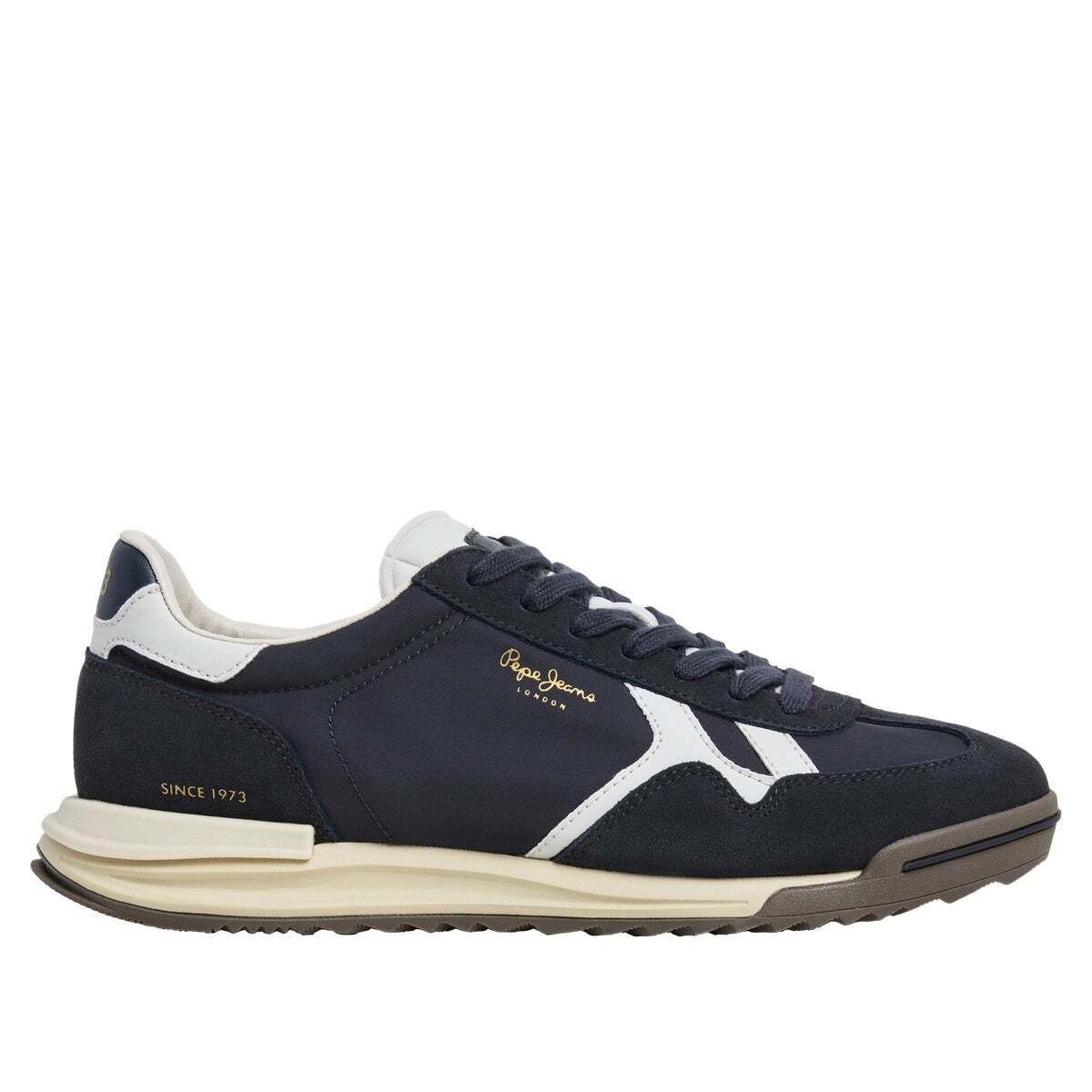 Marvin - Baskets Rétro Avec Détails En Daim, PEPE JEANS