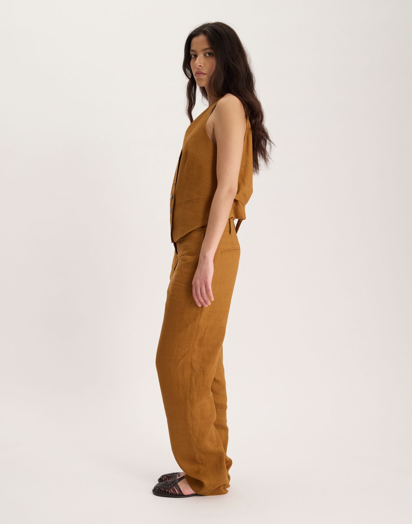 Gilet Sanite en lin, INES DE LA FRESSANGE PARIS