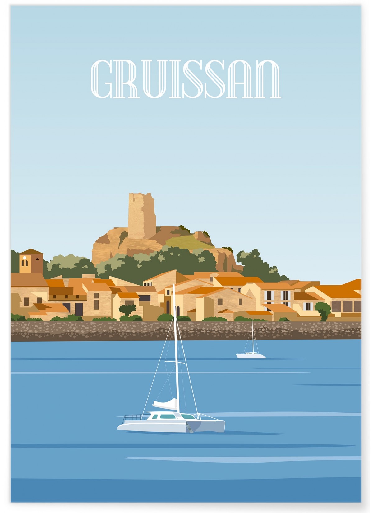 Affiche ville Gruissan, L'AFFICHERIE