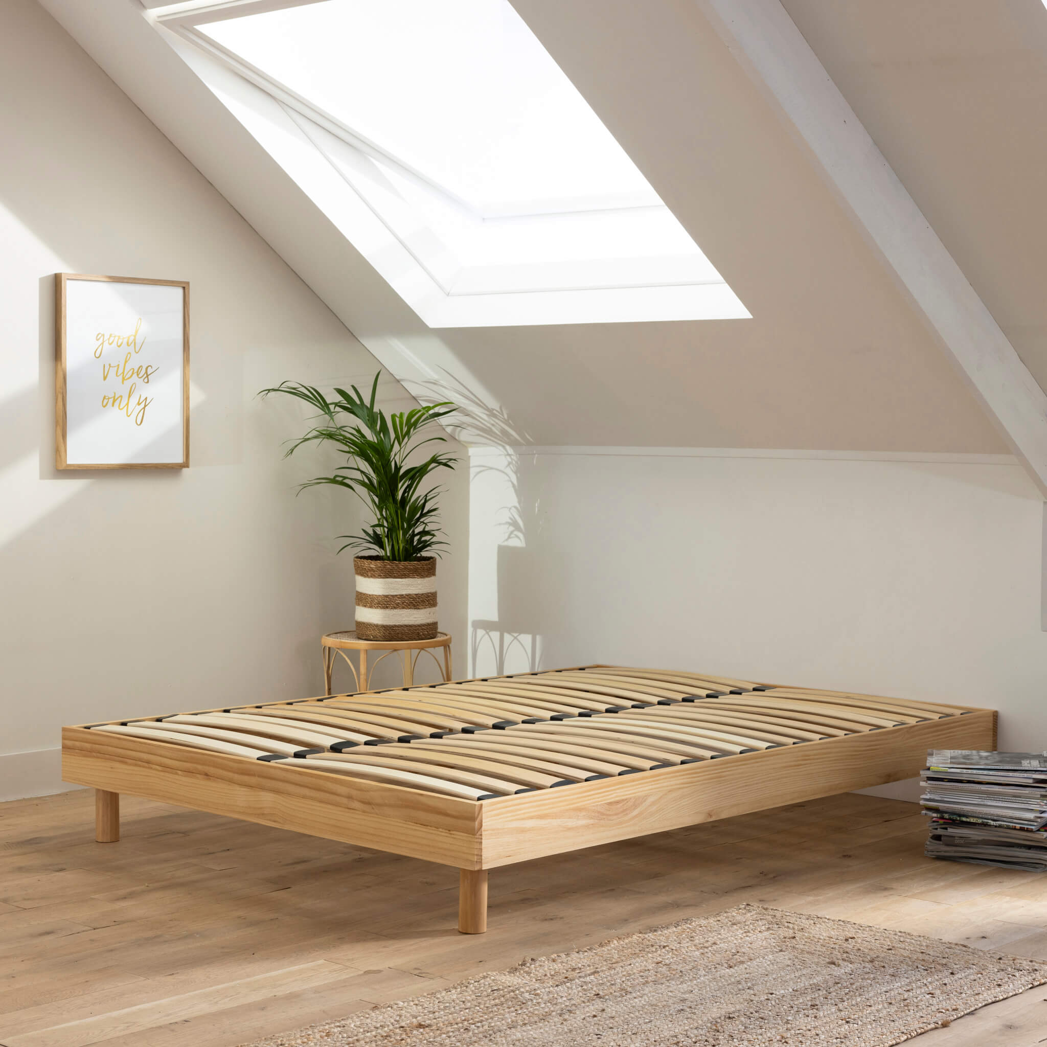 Sommier kit en bois massif, TERRE DE NUIT