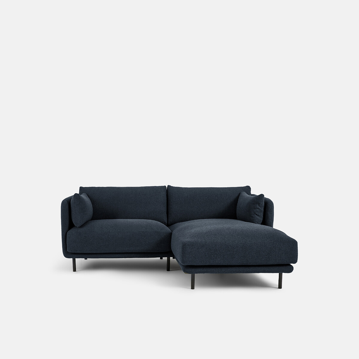 LA REDOUTE INTERIEURS Compacte rechthoekige bank, fijne badstof, Victor