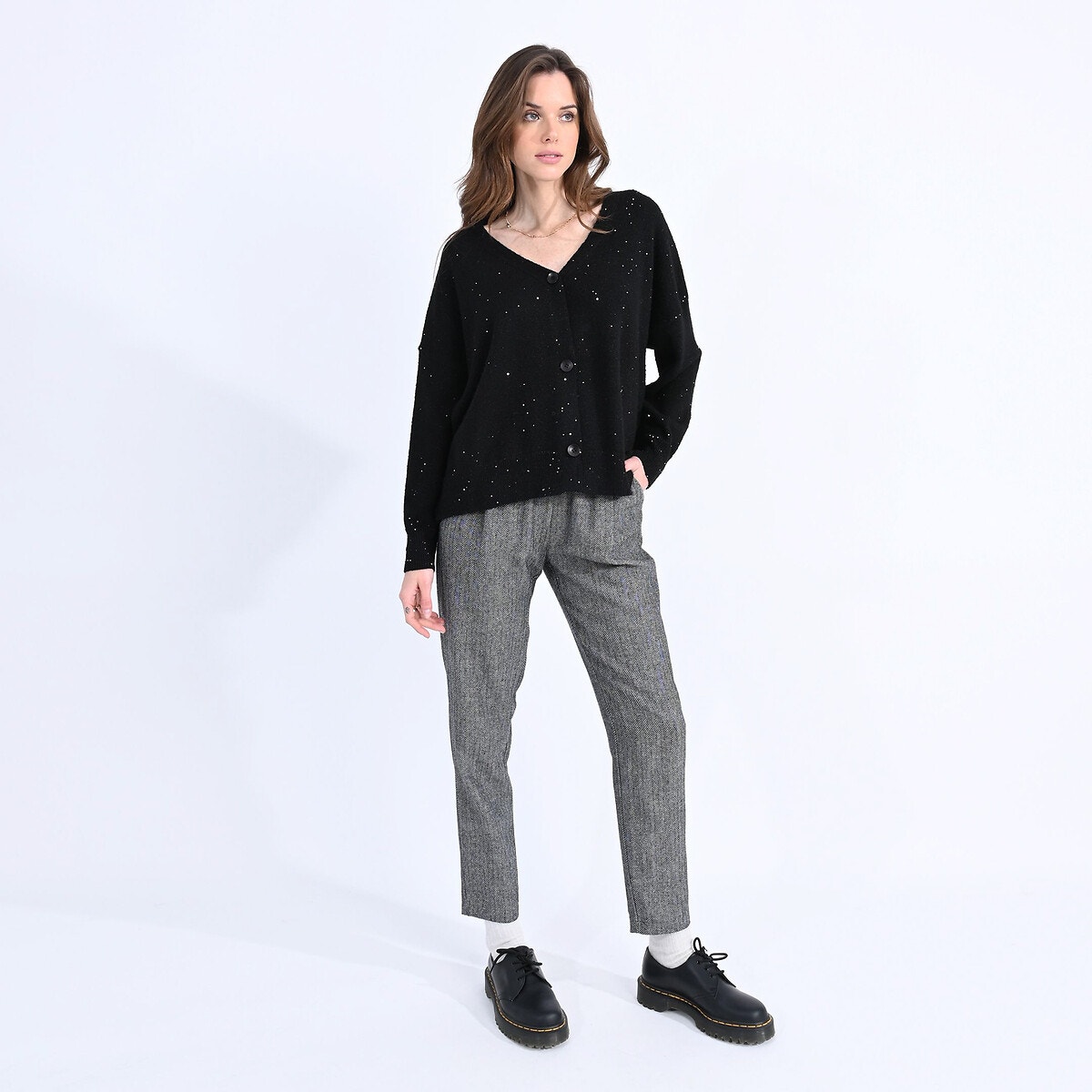 Gilet long pailleté femme outlet