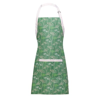 Apron in Green Floral Print SO'HOME
