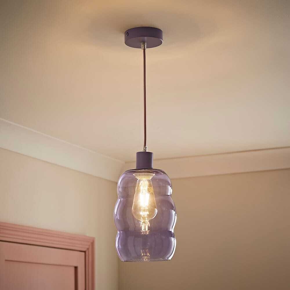 Lola Glass Bubble Pendant Light, SO'HOME