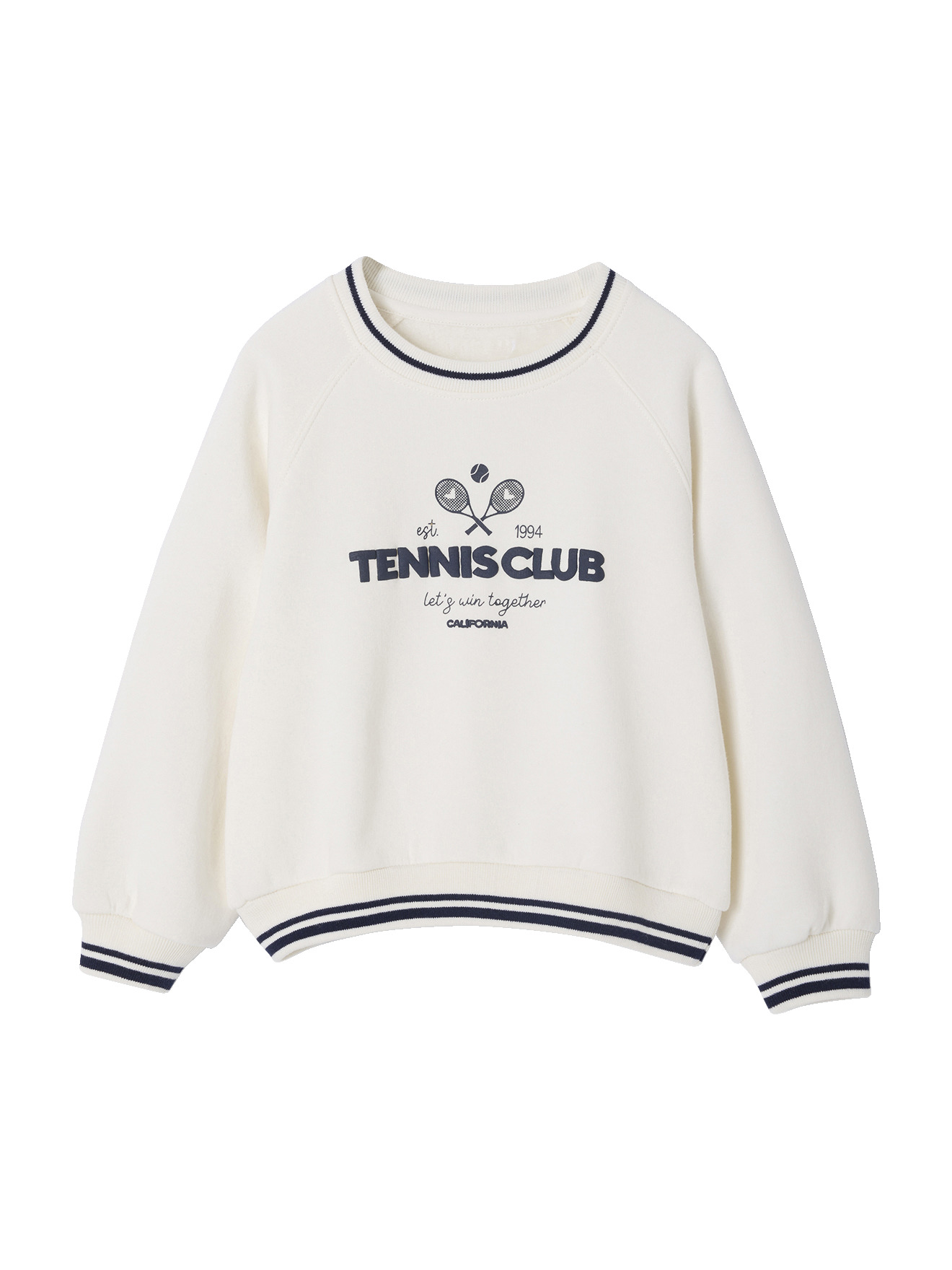 Sweat sport motif tennis club, VERTBAUDET