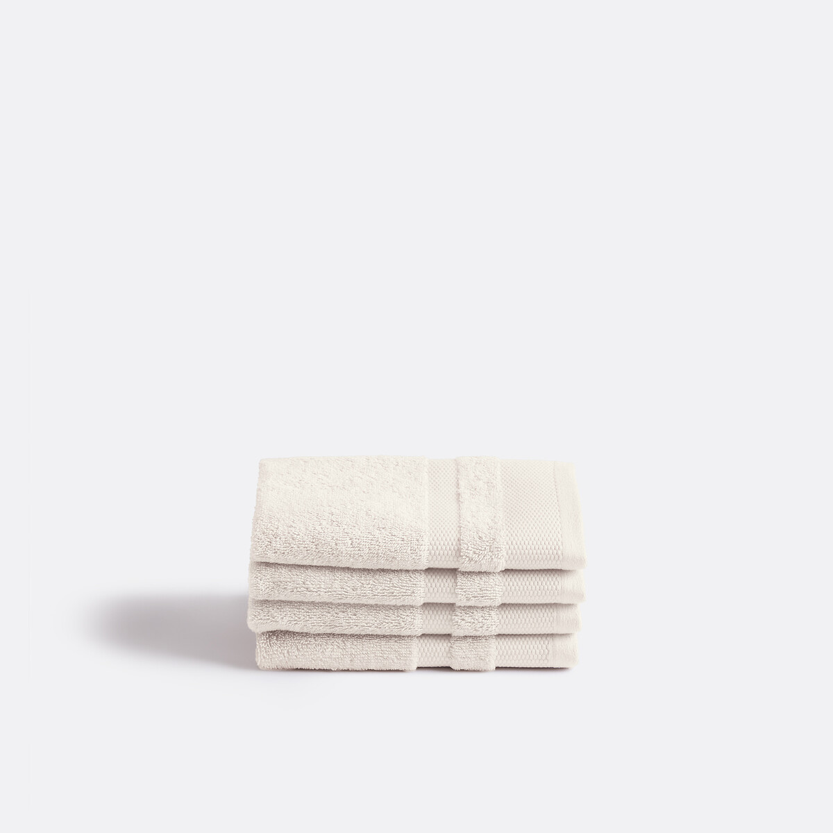 Kheops Face Towels in Egyptian Cotton 600g/m2 in Set of 4, LA REDOUTE INTERIEURS