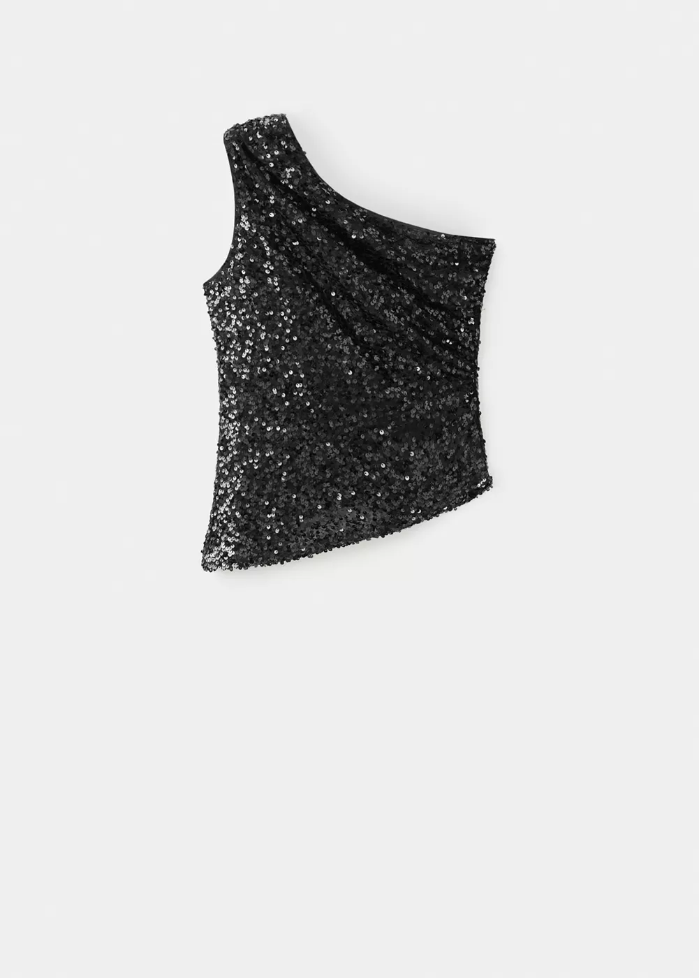 Top asymétrique sequins, MANGO TEEN
