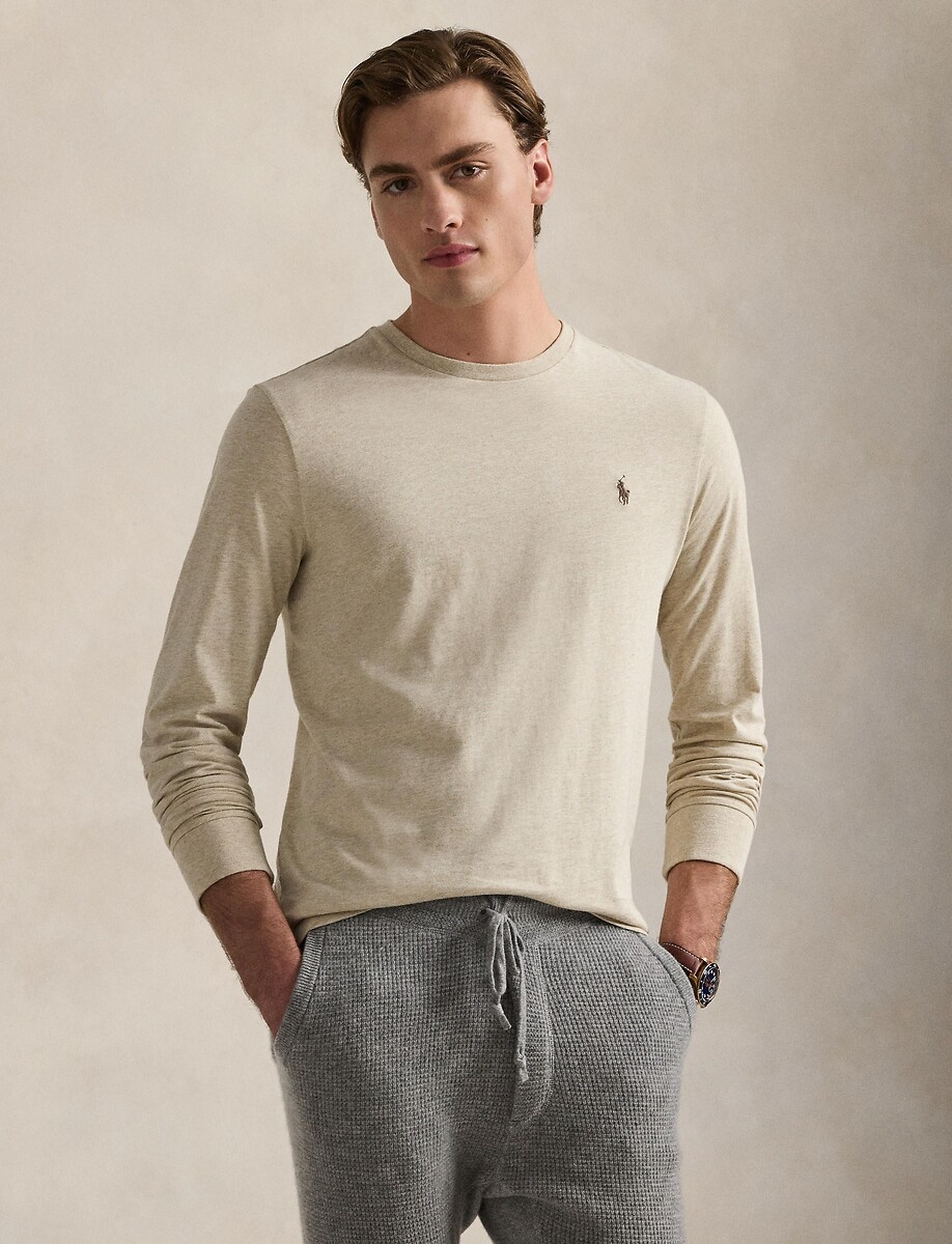T-shirt manches longues Pony Player brodé, POLO RALPH LAUREN