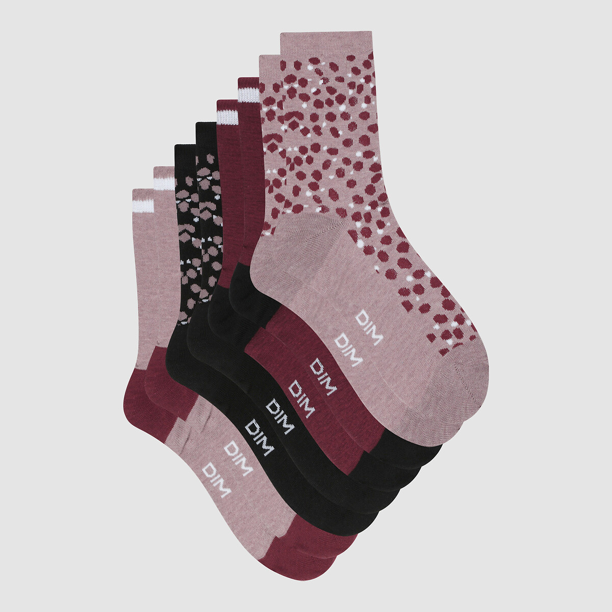 Image of Pack of 4 Pairs of Crew Socks