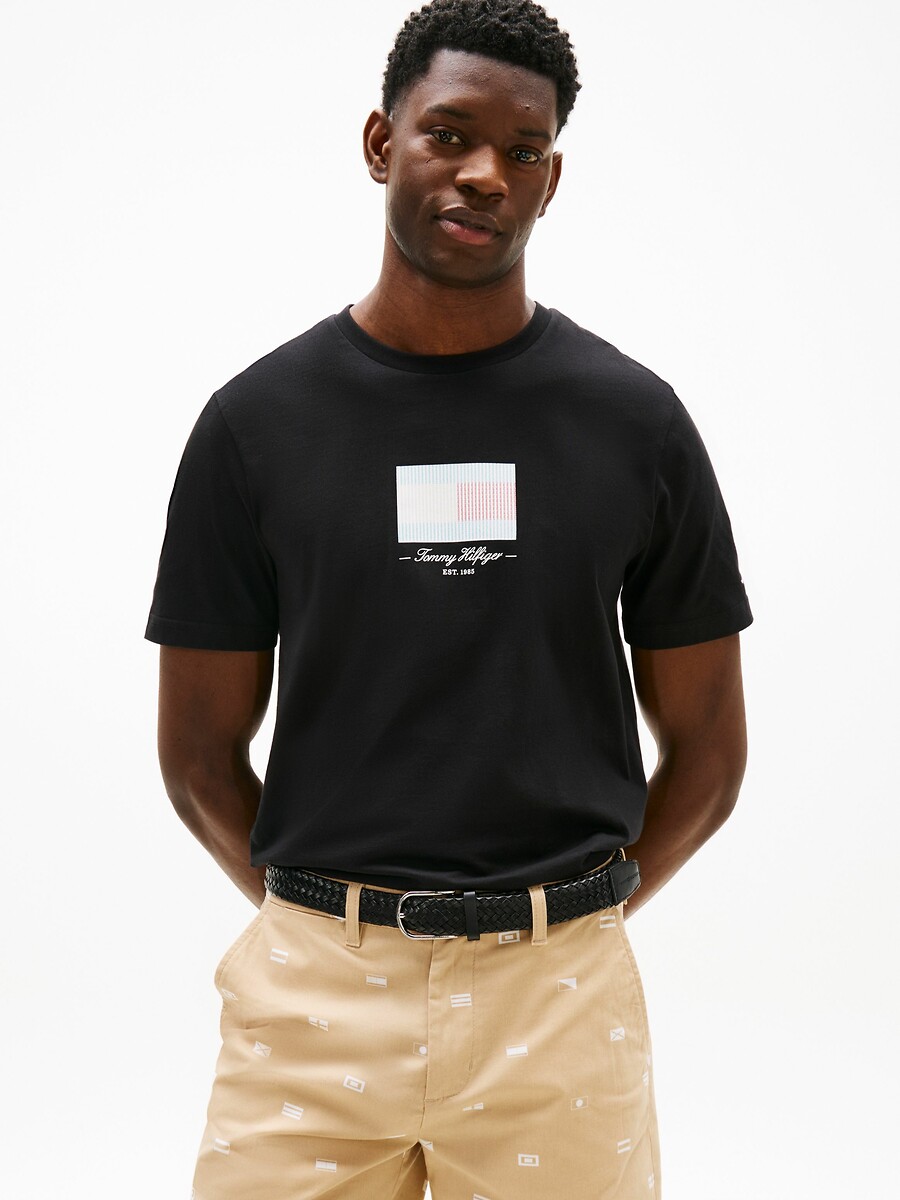 T-shirt manches courtes logo flag